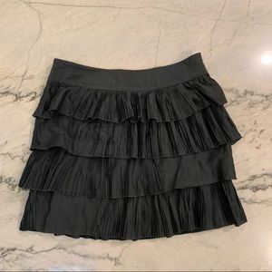 GAP | Gray Silk Tiered Skirt